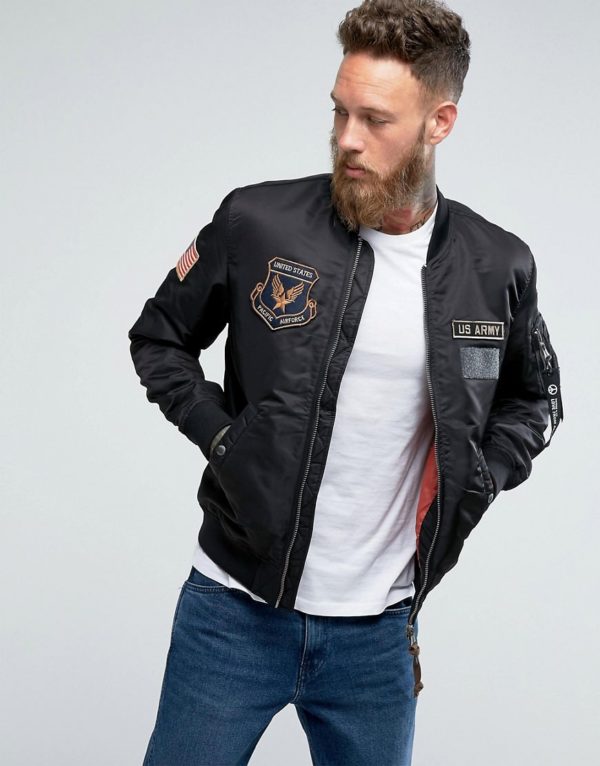 Cropped Leather Biker in Washed Black